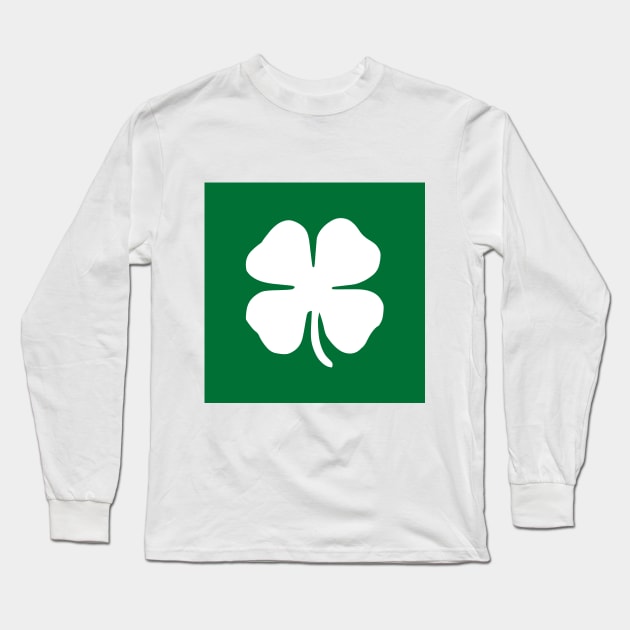 Four-Leaf Clover Long Sleeve T-Shirt by PSCSCo